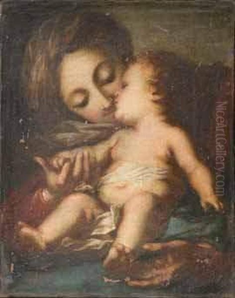 Vierge A L'enfant Oil Painting by Ignazio Stern