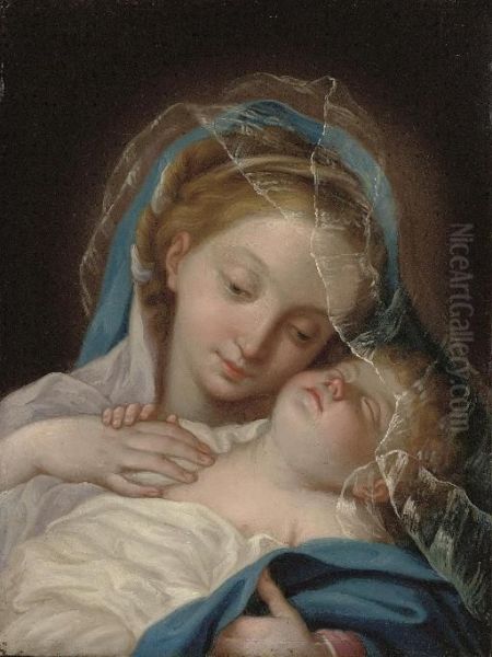 The Madonna And Child Oil Painting by Ignazio Stern