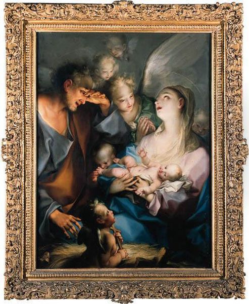 The Holy Family Oil Painting by Ignazio Stern