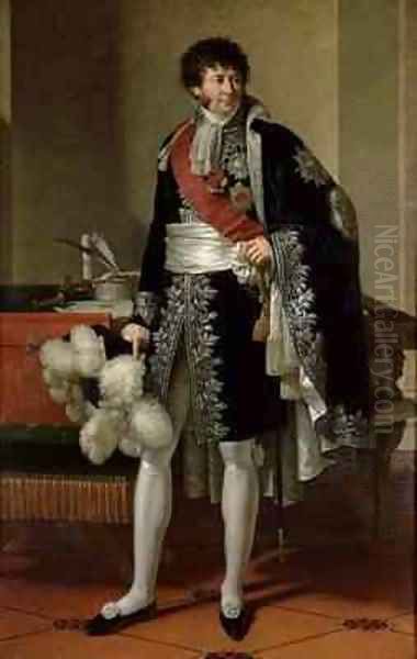 Henri Jacques Guillaume Clarke Duc de Feltre Oil Painting by Francois-Xavier Fabre