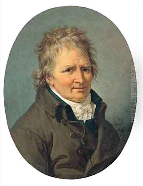 Portrait of Jakob Philippe Hackert Oil Painting by Francois-Xavier Fabre