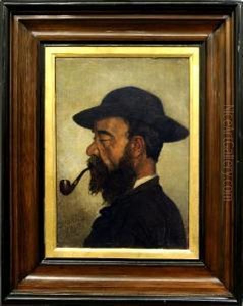 [portrait De Toulouse Lautrec] Oil Painting by Alfred Stevens