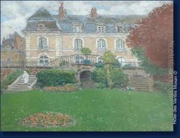 Hotel De Cheres Au Mans Oil Painting by Gustave Max Stevens