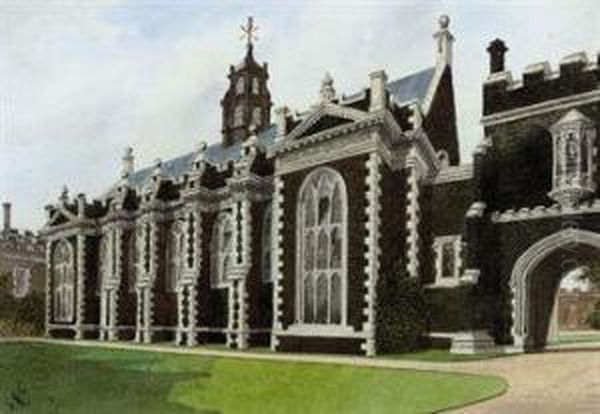 The Library, Lambeth Palace Oil Painting by James Lawson Stewart