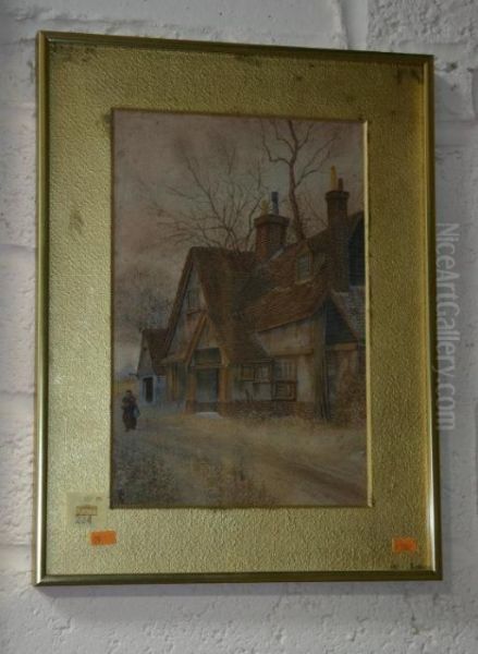 Joe Gargery's Cottage And Forge At Cooling, Kent Oil Painting by James Lawson Stewart