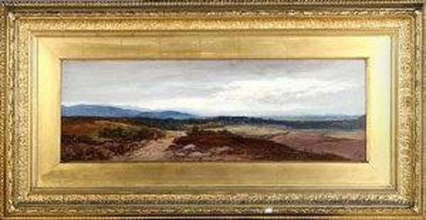 Near Brampton, Cumberland Oil Painting by George Blackie Sticks