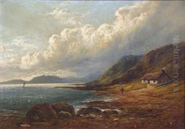 Arran Coast Oil Painting by George Blackie Sticks