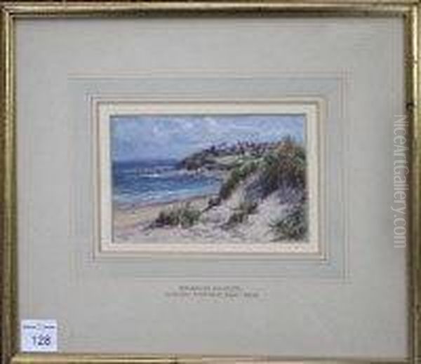 Seaton Sluice Oil Painting by Harry James Sticks