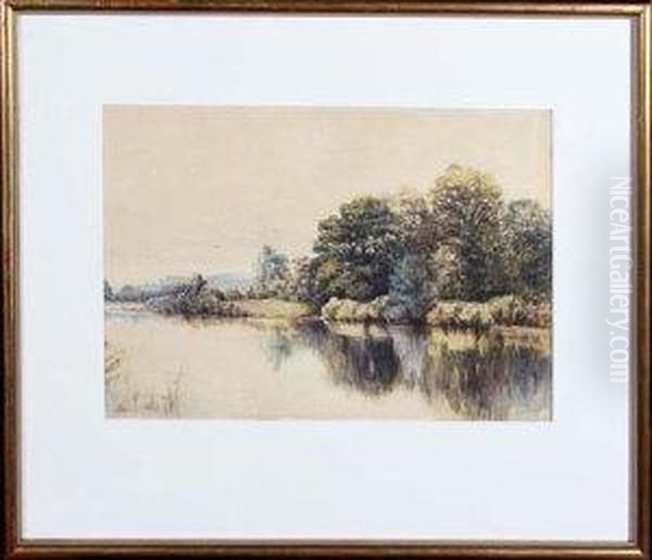 Bywell Oil Painting by Harry James Sticks