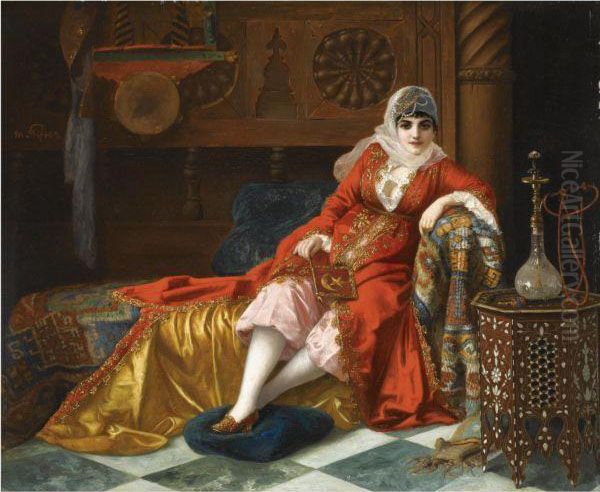 The Favourite Oil Painting by Moritz Stifter