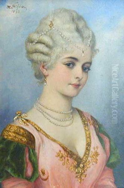 Faworyta Oil Painting by Moritz Stifter