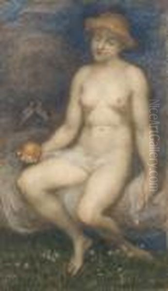 Aphrodite Oil Painting by Henry John Stock