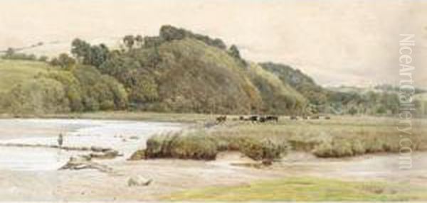 Porthmadog, North Wales Oil Painting by Walter Fryer Stocks