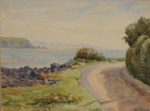 Coastal Road. Oil Painting by Margaret Olrog Stoddart