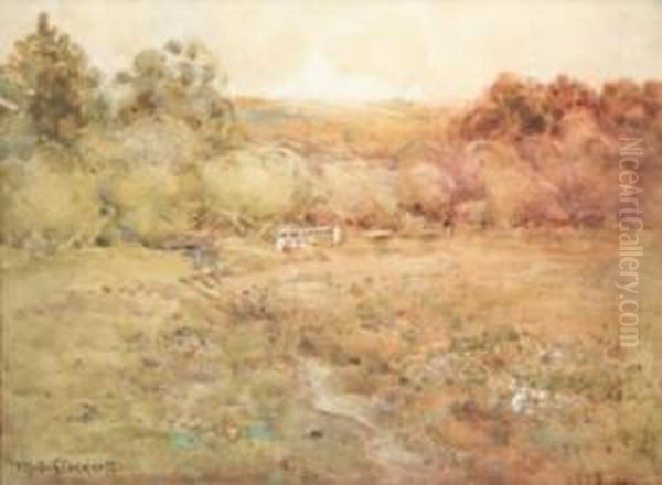 Spring Near Cashmere Oil Painting by Margaret Olrog Stoddart