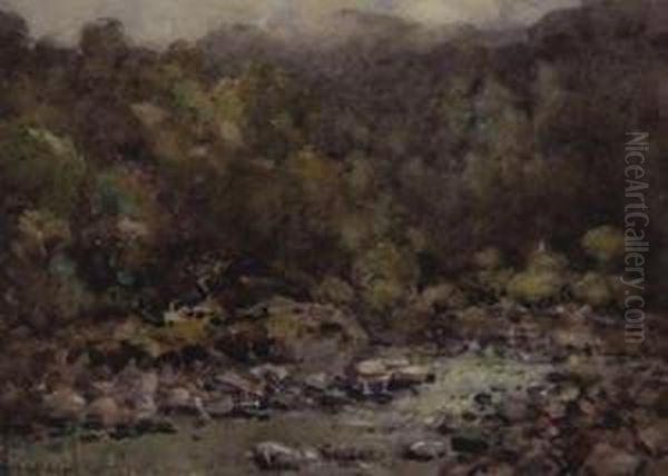 Kelly's Creek Oil Painting by Margaret Olrog Stoddart