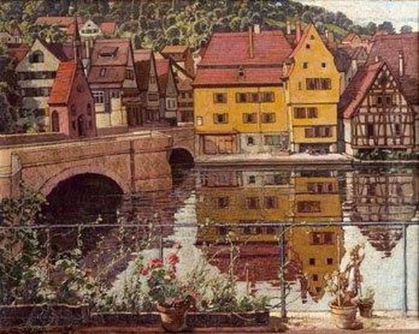 Ansicht Von Wurrtemberg Oil Painting by Josef Stoitzner