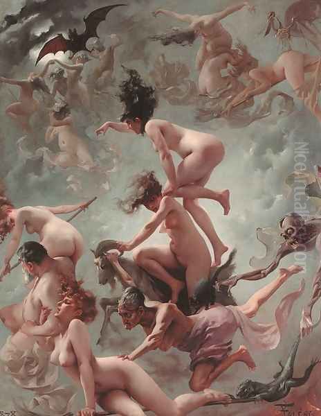 Vision of Faust Oil Painting by Luis Ricardo Falero