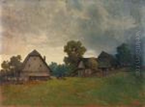 Landliche Idylle Oil Painting by Konstantin Stoitzner