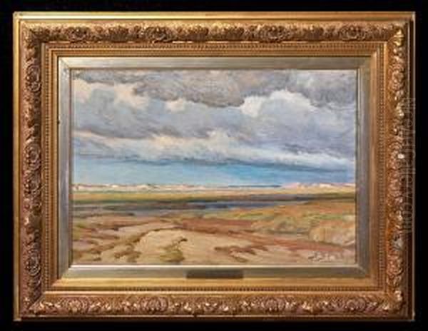 Landscape At Skagen. Signed A. Stokes Oil Painting by Adrian Scott Stokes