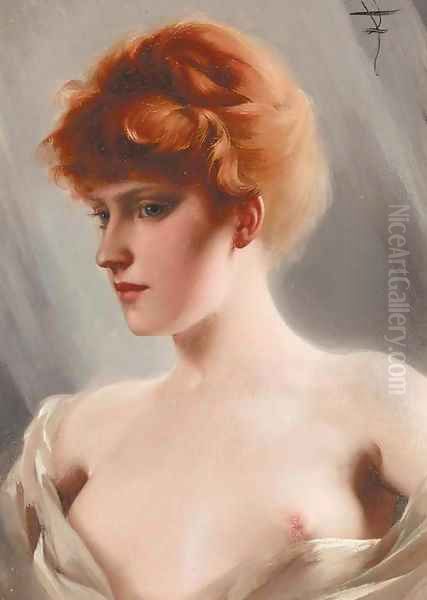 The artist's model Oil Painting by Luis Ricardo Falero