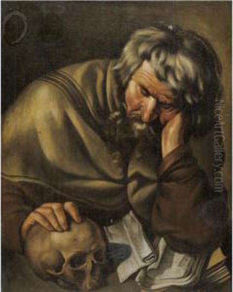 Saint Jerome Oil Painting by Matthias Stomer