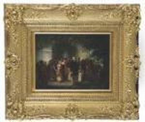 The Country Curate Oil Painting by Thomas Stothard