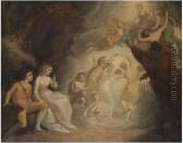 The Tempest Oil Painting by Thomas Stothard