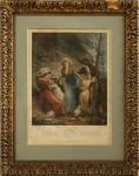 The Landlord's Family Oil Painting by Thomas Stothard