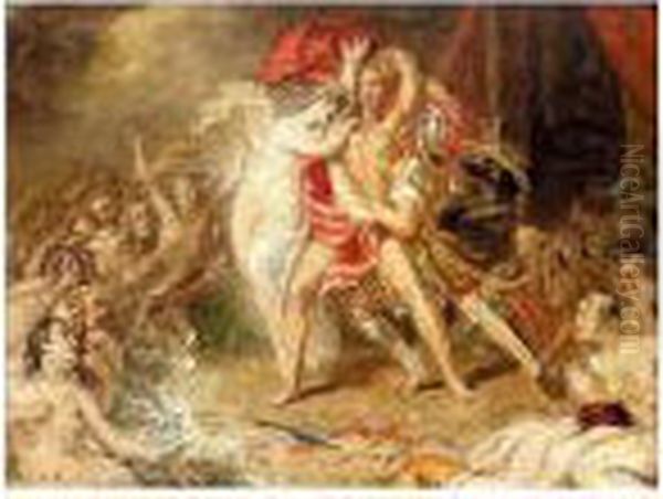 Ulysses And The Syrens Oil Painting by Thomas Stothard