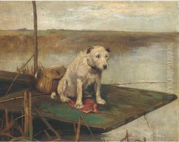 The Angler's Companion Oil Painting by Philip Eustace Stretton