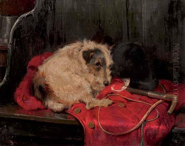 The Pet Of The Kemmel Oil Painting by Philip Eustace Stretton