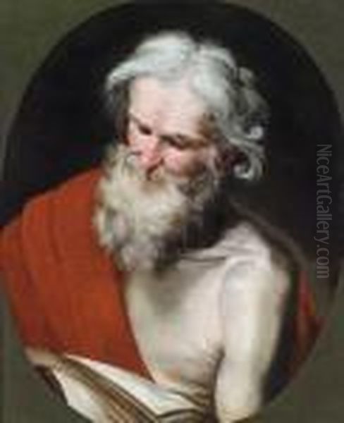 San Girolamo Oil Painting by Bernardo Strozzi