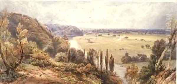 The Thames from Cliveden Oil Painting by Myles Birket Foster