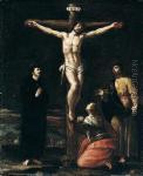 Crucifixion Oil Painting by Bernardo Strozzi