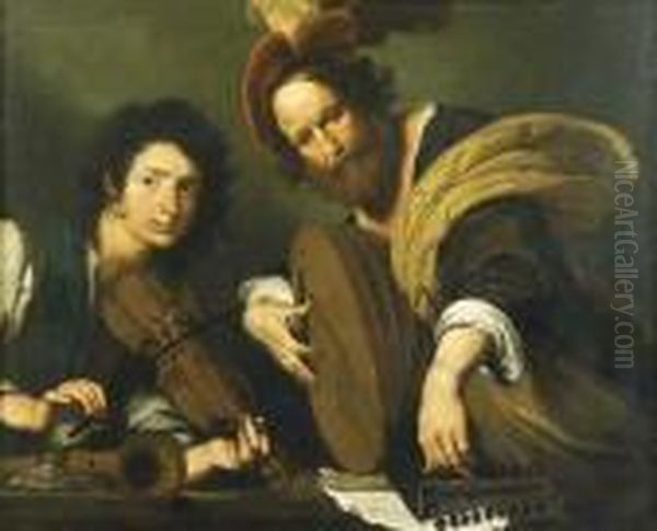 Il Concerto Oil Painting by Bernardo Strozzi