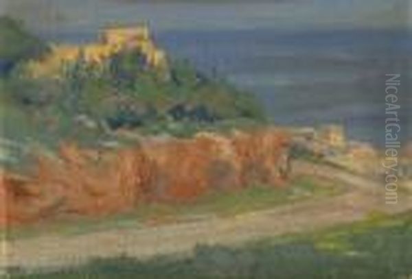 Israelische Landschaft Im Fruhling Oil Painting by Hermann Struck