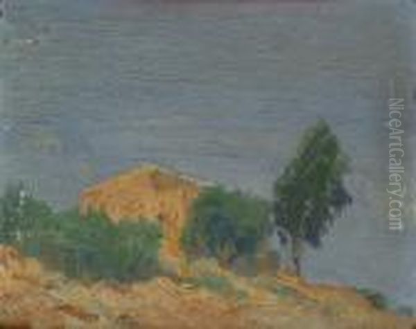 Landschaft In Israel Oil Painting by Hermann Struck