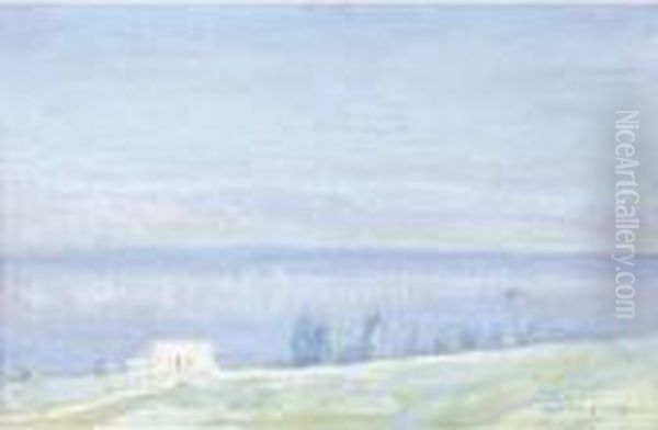 Lake Kinneret, Galilee Oil Painting by Hermann Struck