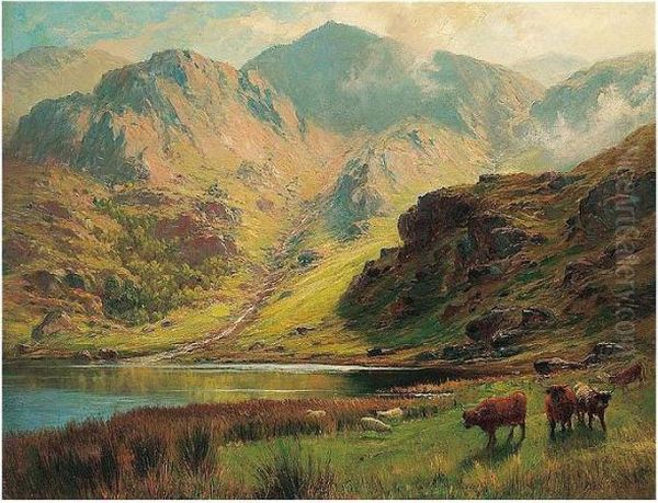 By The Loch Oil Painting by Charles Stuart