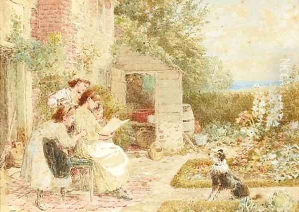 The picture book Oil Painting by Myles Birket Foster