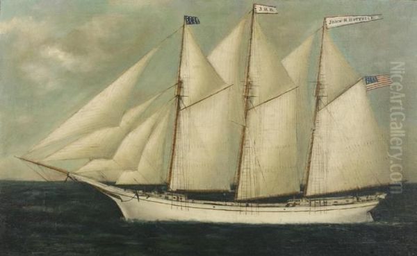 The Americanthree-masted Schooner 