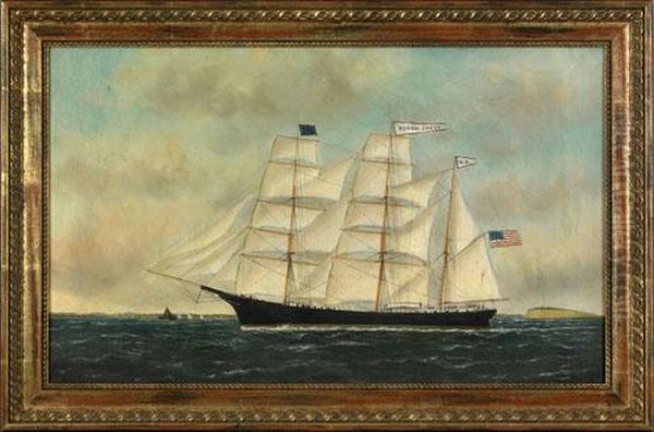 Ship Portrait Oil Painting by William Pierce Stubbs