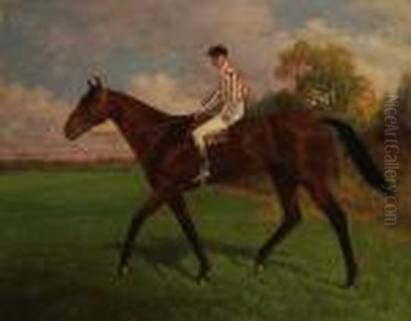 Jockey Up Oil Painting by Henry Stull