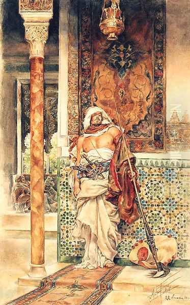 The Palace Guard Oil Painting by Antonio Maria Fabres Y Costa