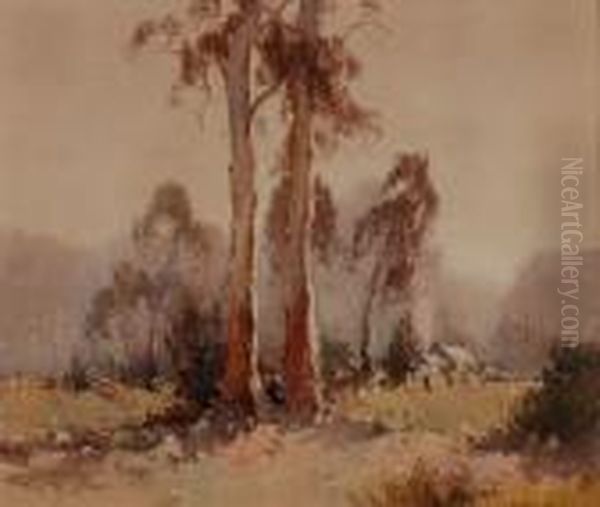 Twin Gums Oil Painting by Reginald Ward Sturgess