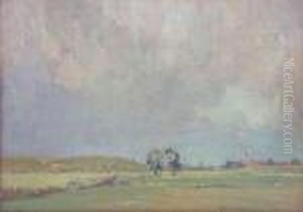 Suffolk Landscape by Alick Riddell Sturrock