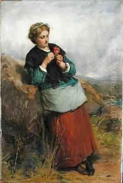 The Flower of Dunblane Oil Painting by Thomas Faed