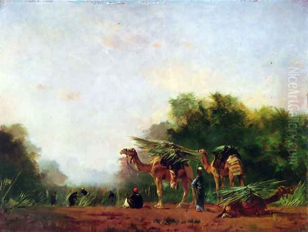 Araber Oil Painting by Eugene Fromentin