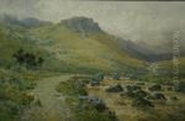 Welshhills Oil Painting by Arthur Suker